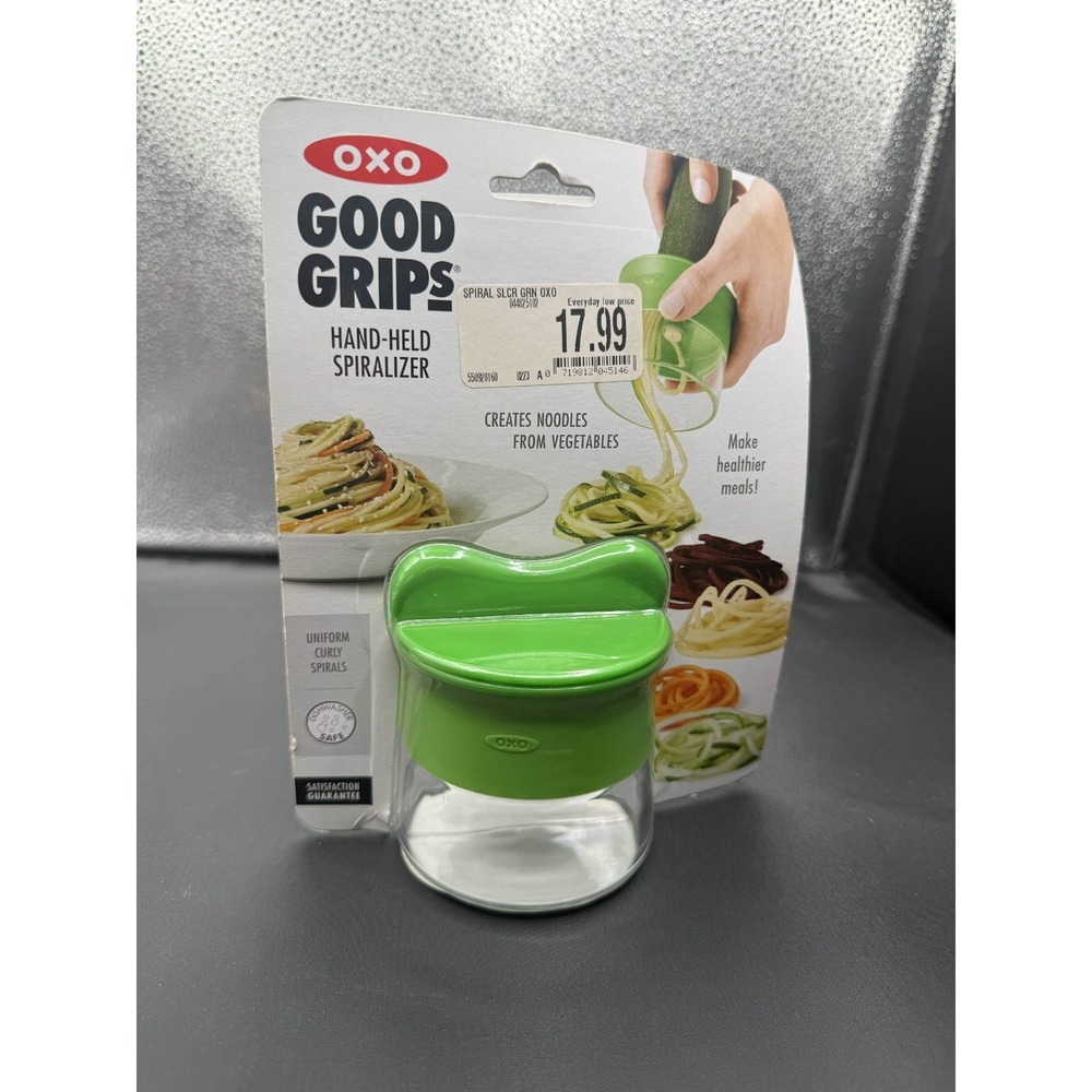 OXO‎ Good Grips Handheld Spiralizer Green New
